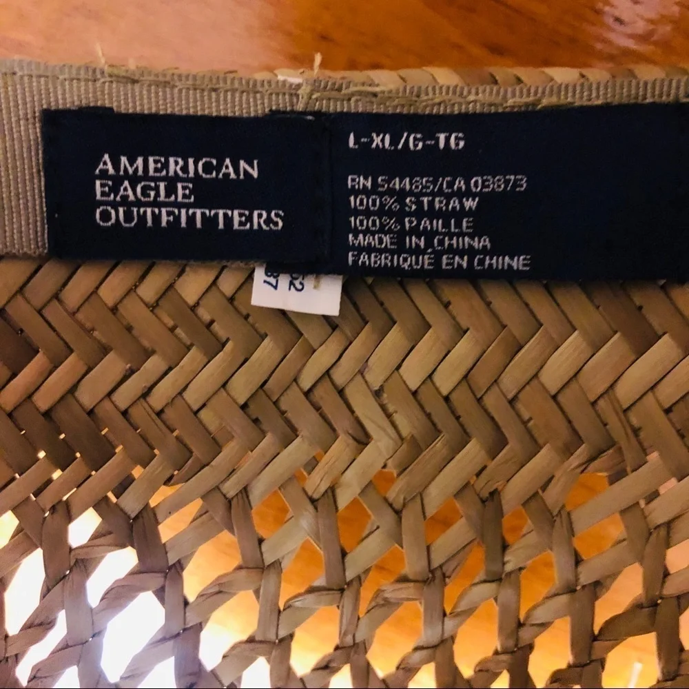 American Eagle Outfitters Straw Fedora Hat